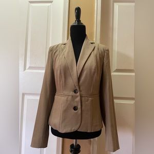 Tan New York & Company 2 button blazer